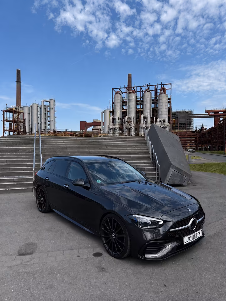 Mercedes C 220 d T-Modell AMG Line — Vollausstattung — Vorderansicht